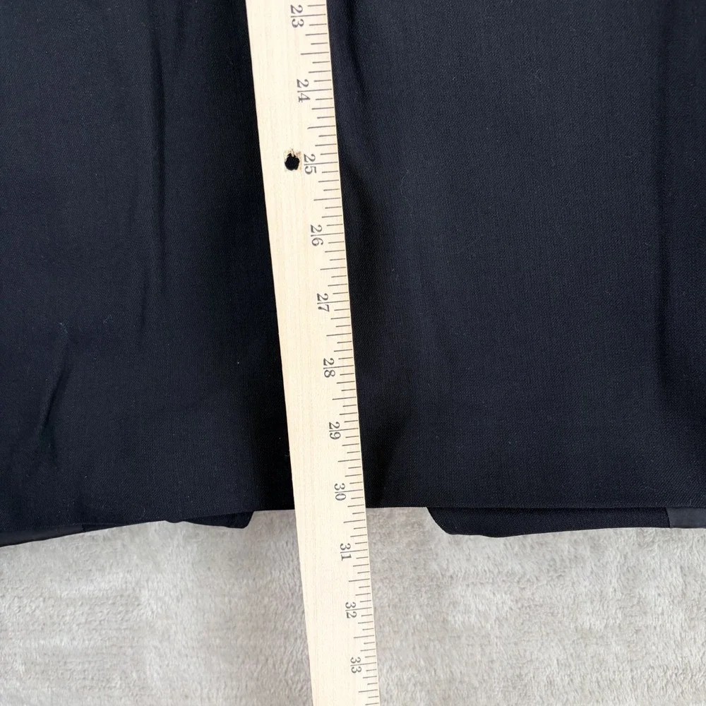 Vintage Armani Collezioni Sport Coat Blazer Jacket in Black Wool Men 44R Italy